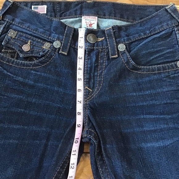 TRUE Religion Ricky Big T men jeans 100% cotton denim dark blue size 30 - Picture 11 of 15